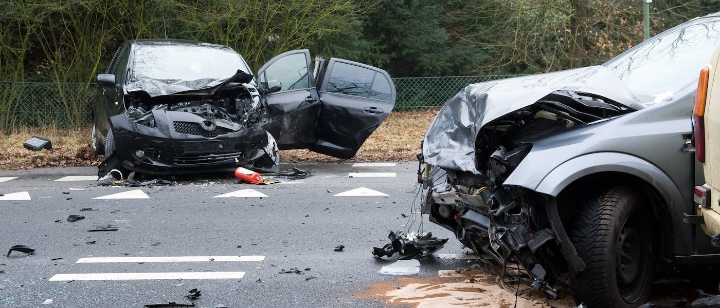 Head-On Car Collision