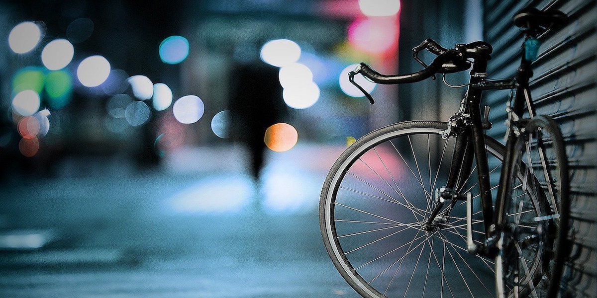 Bicycle at night