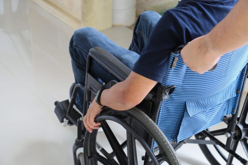 Photo of a person in a wheelchair